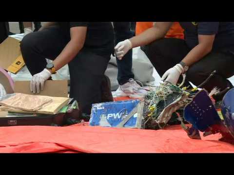 Debris recovered from Indonesian plane crash site