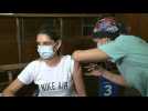 Argentine healthcare workers get second round of Covid-19 jabs