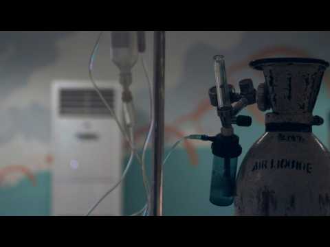 Images of an isolation centre for patients with Covid-19 in Nigeria
