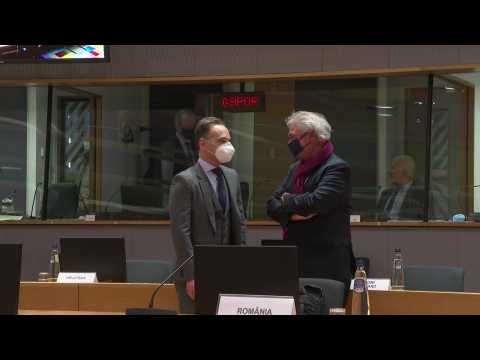 EU Ministers of Foreign Affairs meet in Brussels over Russia's Navalny crackdown