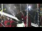 Bestaven celebrates win at finish of Vendee Globe yacht race
