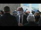 French PM Castex at interministerial meeting near Paris