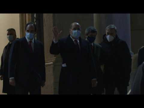 Italy Democratic Party delegation attends government talks amid crisis