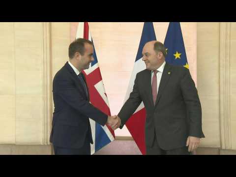 French Defence Minister welcomes his British counterpart Ben Wallace