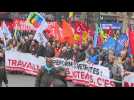 Pensions: demonstrators in Paris leave Place de la Republique