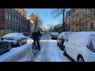 Copenhagen keeps cycling despite heavy snow