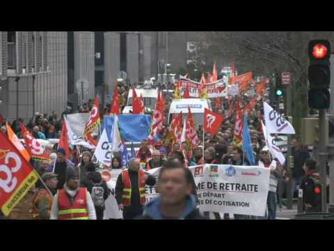 Pensions: start of the demonstration in Saint-Etienne