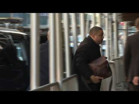 Manhattan District Attorney arrives as New York waits for expected Trump indictment