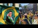 Bolsonaro supporters gather outside Liberal Party headquarters