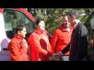 Spanish PM Pedro Sanchez visits wildfire-affected region