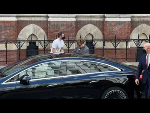 Elton John leaves court after UK newspaper privacy case