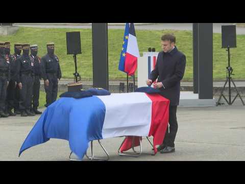 Macron awards Legion of Honour to GIGN gendarme killed in French Guiana