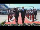 Taiwan President Tsai Ing-wen arrives in Guatemala