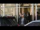 Manhattan District Attorney leaves after grand jury votes to indict Trump