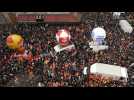 Pensions: Place de la Republique in Paris packed with demonstrators