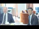 US President Biden meets UK Prime Minister Sunak in Northern Ireland