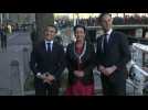 French President Macron and Dutch Prime Minister Rutte take a boat trip