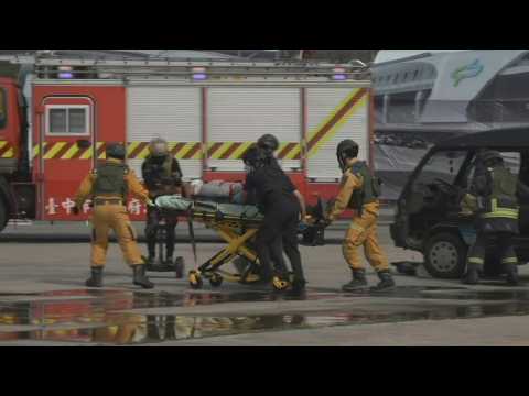 Taiwan begins island-wide civilian disaster preparedness drill