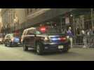 Trump motorcade arrives outside New York state attorney general's office