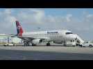Plane transporting released Huthi prisoners takes off from Aden airport towards Sanaa