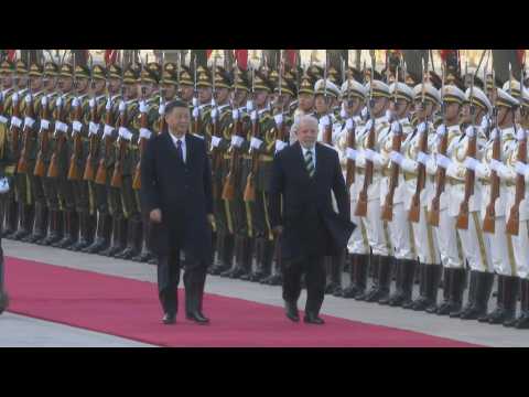 Brazilian President Lula meets Xi Jinping in Beijing