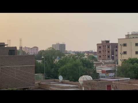 Heavy gunfire audbile in Sudanese capital