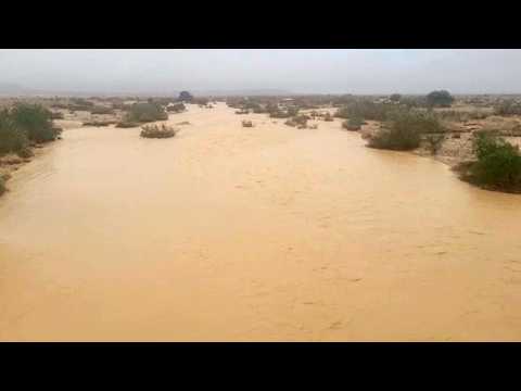 Two missing after heavy rains flood southern Israel