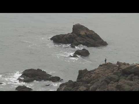 Views from China's Pingtan island of the Taiwan Strait