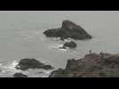 Views from China's Pingtan island of the Taiwan Strait