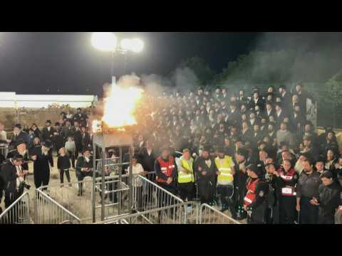 Ultra-Orthodox Jews mark Lag BaOmer holiday in Israel's Meron