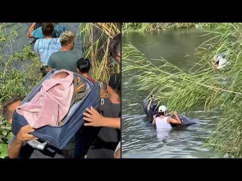 Migrants in Mexico cross Rio Grande into US as Covid-era asylum rules lapse