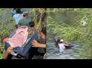 Migrants in Mexico cross Rio Grande into US as Covid-era asylum rules lapse