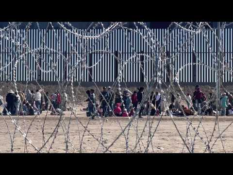 Scene at Mexico-US border as pandemic-era restriction Title 42 to end