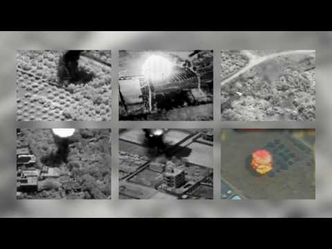 Israeli army releases footage of fresh airstrikes on Gaza