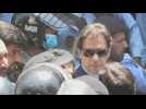 Pakistan ex-PM Khan arrives in court after unlawful arrest
