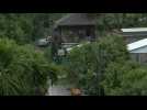 Wind and rain in Myanmar as Cyclone Mocha nears