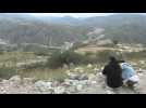 Images of the Lachin Corridor that leads into Nagorno-Karabakh from Armenia