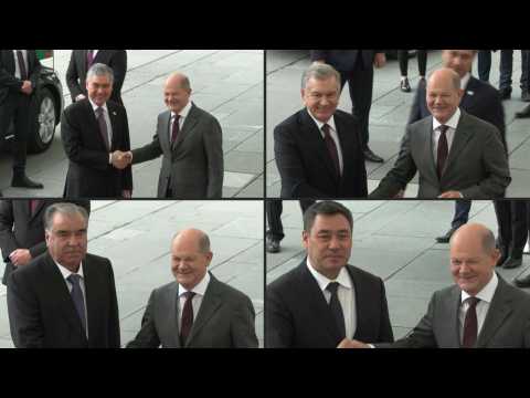 Germany's Scholz welcomes leaders of five Central Asian countries at Chancellery
