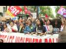 People demonstrate in Paris against police brutality