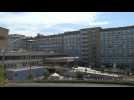 Images of Rome hospital where the pope is recovering after surgery