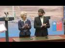 EU chief von der Leyen meets Chile's Boric in Santiago