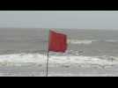 Strong winds in India's Mumbai ahead of Cyclone Biparjoy