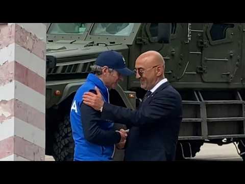 UN nuclear watchdog chief Grossi arrives at Ukraine plant
