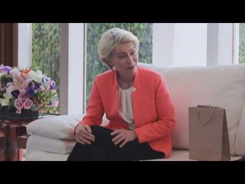 European Commission chief von der Leyen arrives in Mexico