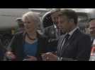 Macron strolls through Airbus at Paris Air Show