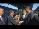 Spanish Prime Minister Pedro Sanchez arrives in Kyiv