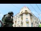 Wagner soldiers and vehicles seen across southern Russian city of Rostov-on-Don
