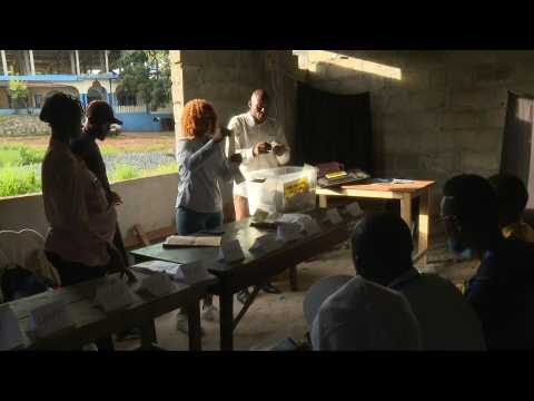 Officials tally votes in Sierra Leone elections