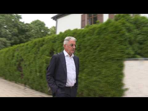 Ex-Audi CEO Rupert Stadler arrives for "dieselgate" trial in Germany