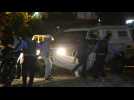 Investigators, police at the scene of suspected gang-related shooting leaving 11 dead